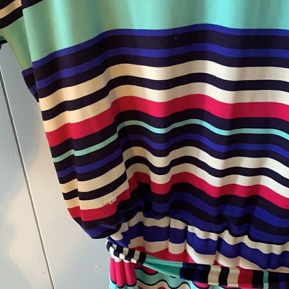 Guess Striped Belted Dress Size 6 - Picture 4 of 8